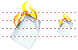 Burn sheet 3d icons